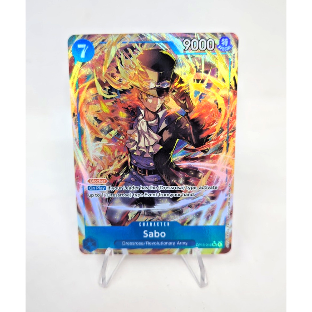 Sabo (Alternate Art) OP15-046 Adventure on Kami's Island Foil fast shipping